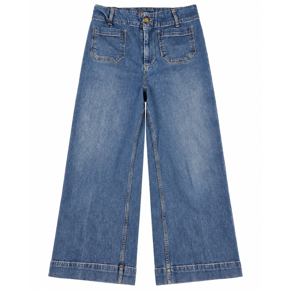 Pilcro Anthropologie The Skipper Wide Leg Cropped Jeans Size 29